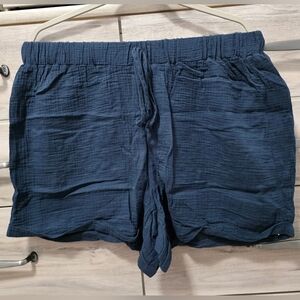 SHEIN Dark Blue Women's Cargo Shorts
